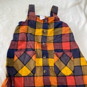 Hanna Andersson toddler plaid jumper